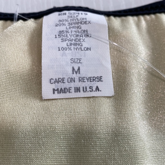 Vintage TOO HOT BRAZIL TURQUOISE BLUE HIGH CUT BIKINI BOTTOMS SIZE MEDIUM - Picture 5 of 5